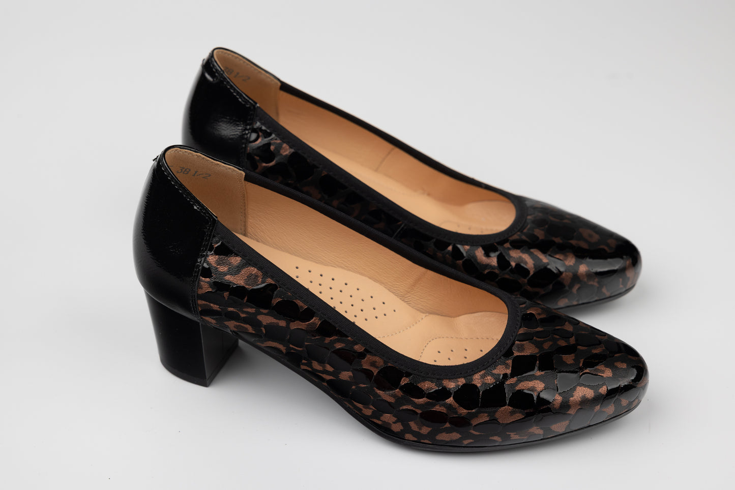 Pantofi dama piele naturală PULSO 372 NLM XXL
