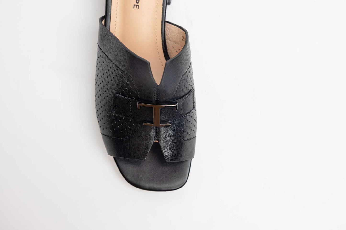 Women's genuine leather clogs BETINA 5958 N