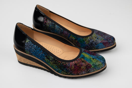 Pantofi dama piele naturală ortopedic PULSO 423 Color XXL