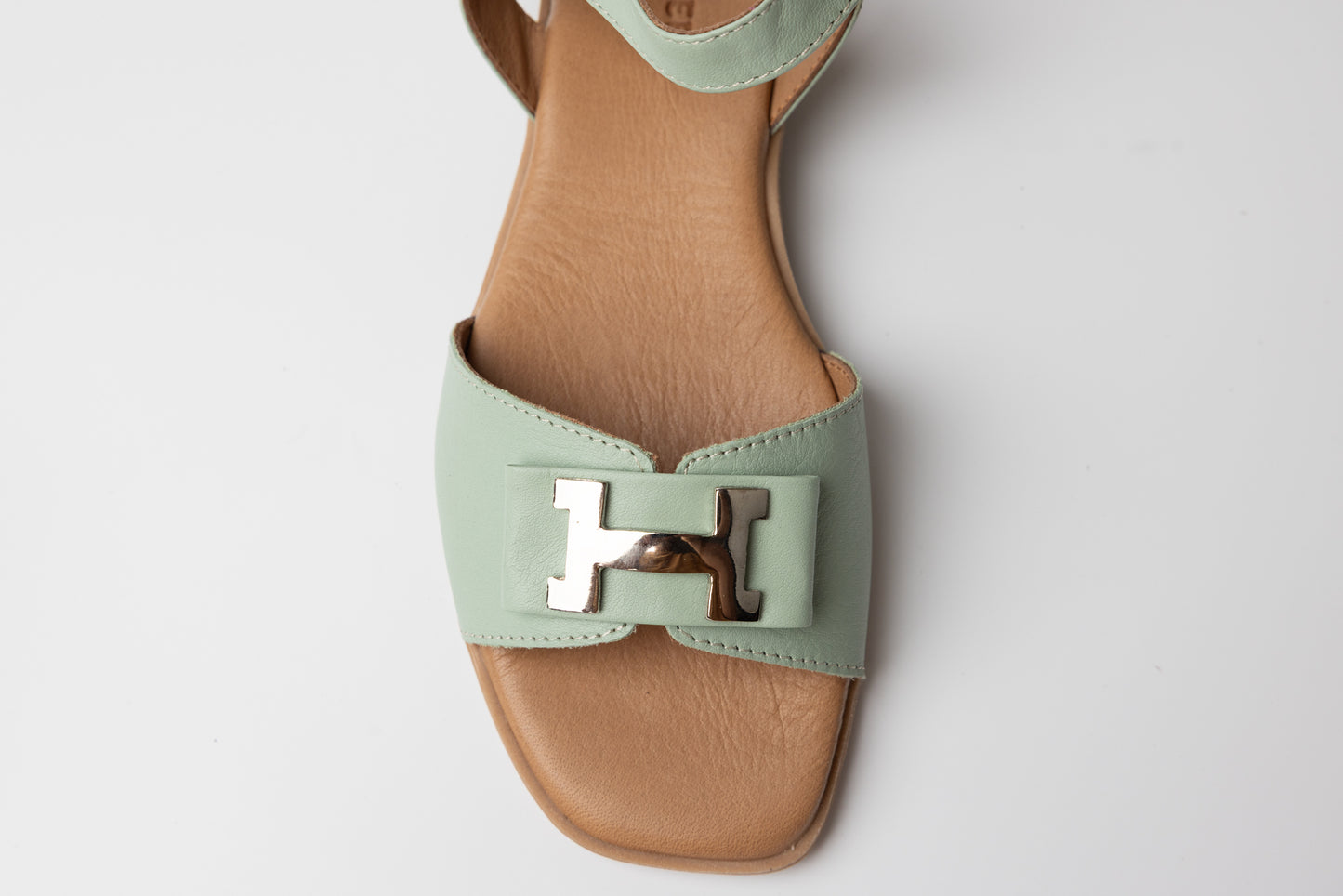 Women's genuine leather sandals GOLD DEER 3179 Mint