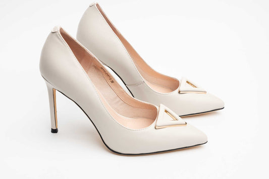 Women's genuine leather shoes BETINA 730 White