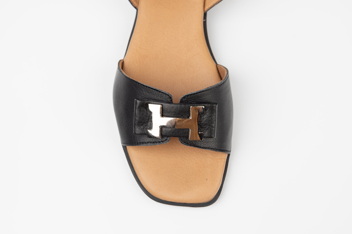 Women's sandals made of genuine leather GOLD DEER 3179 N