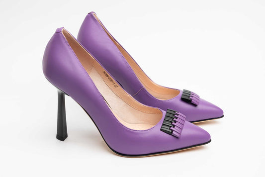 Women's genuine leather shoes BETINA 397 Purple