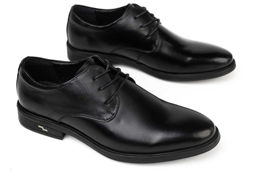 Men's shoes genuine leather JOHAN 30502 black