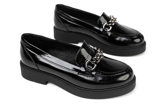 Women's shoes natural leather patent CATALI 604 N patent