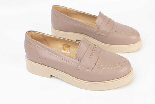 Women's genuine leather shoes CATALI 1-604 Mink