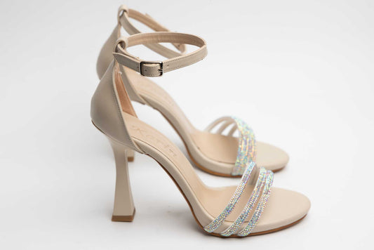 Women's eco-leather sandals KARIN 603 Cream