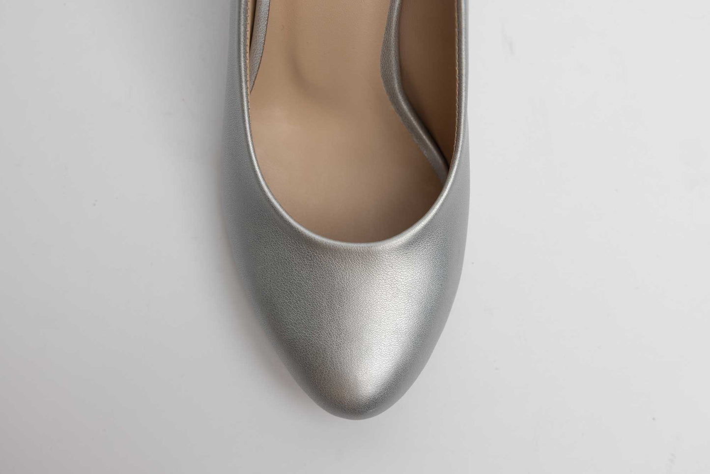 Women's eco-leather shoes KARIN 082 Box silver