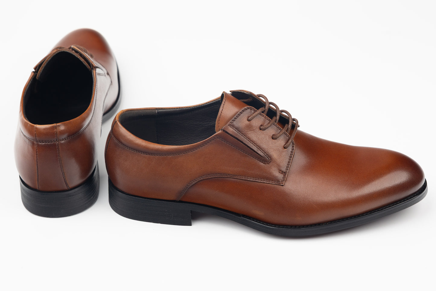 Pantofi barbati piele naturală JOHAN 32576 Maro