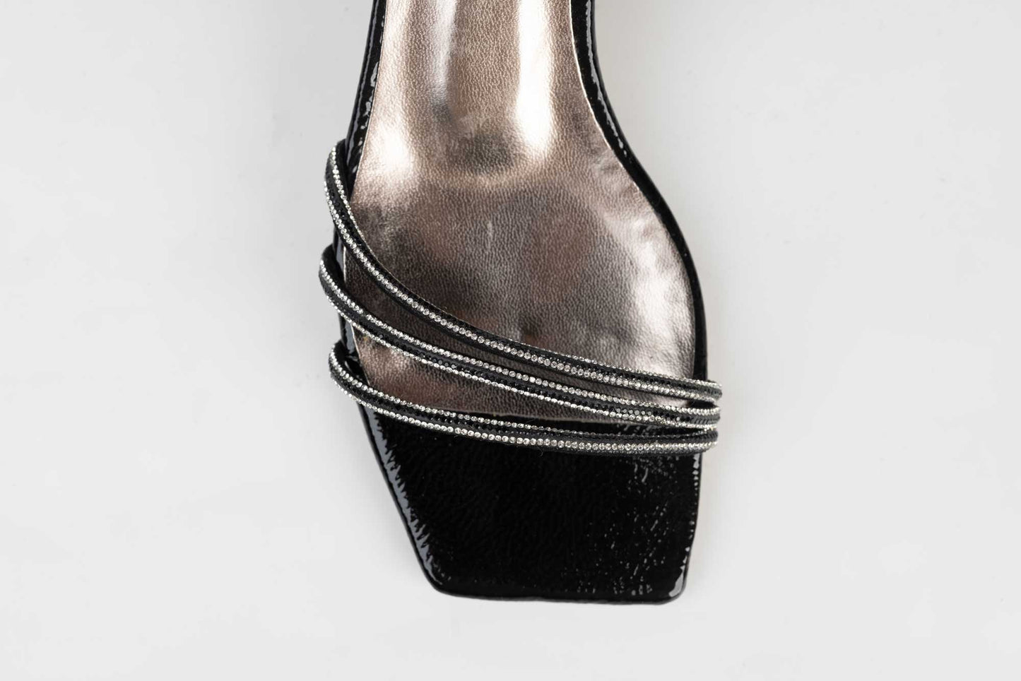 Women's eco-leather sandals LONDON 320 black