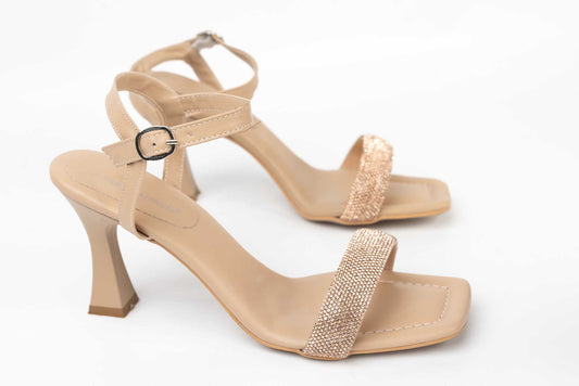 Women's eco-leather sandals LONDON 380-10 beige