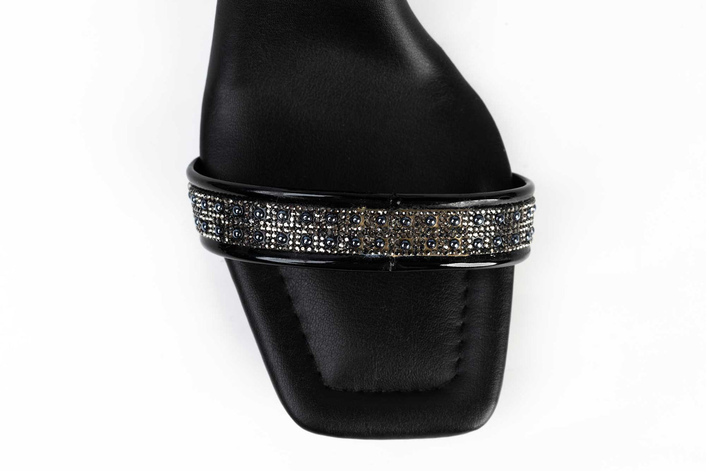 Women's eco-leather sandals LONDON 391-10 black