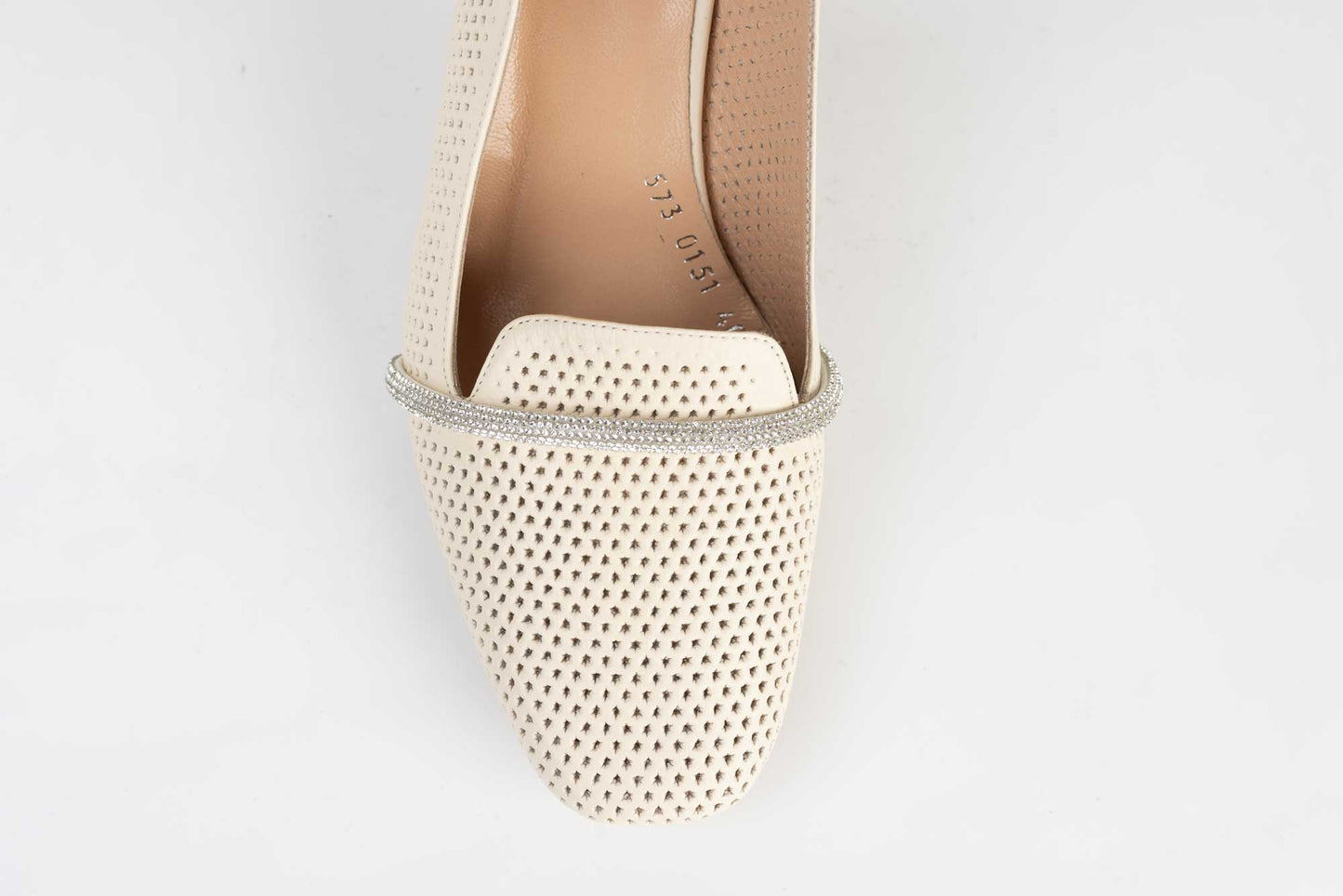 Pantofi dama piele naturala intepata DOGATI 573 Bej