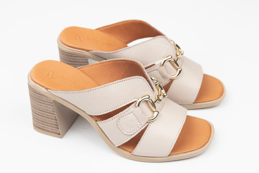 Saboti dama piele naturală ANNA VIOTI 3032 Grey