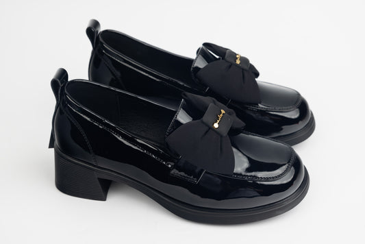 Women's shoes natural leather patent FORMAZIONE 2311-2 N patent