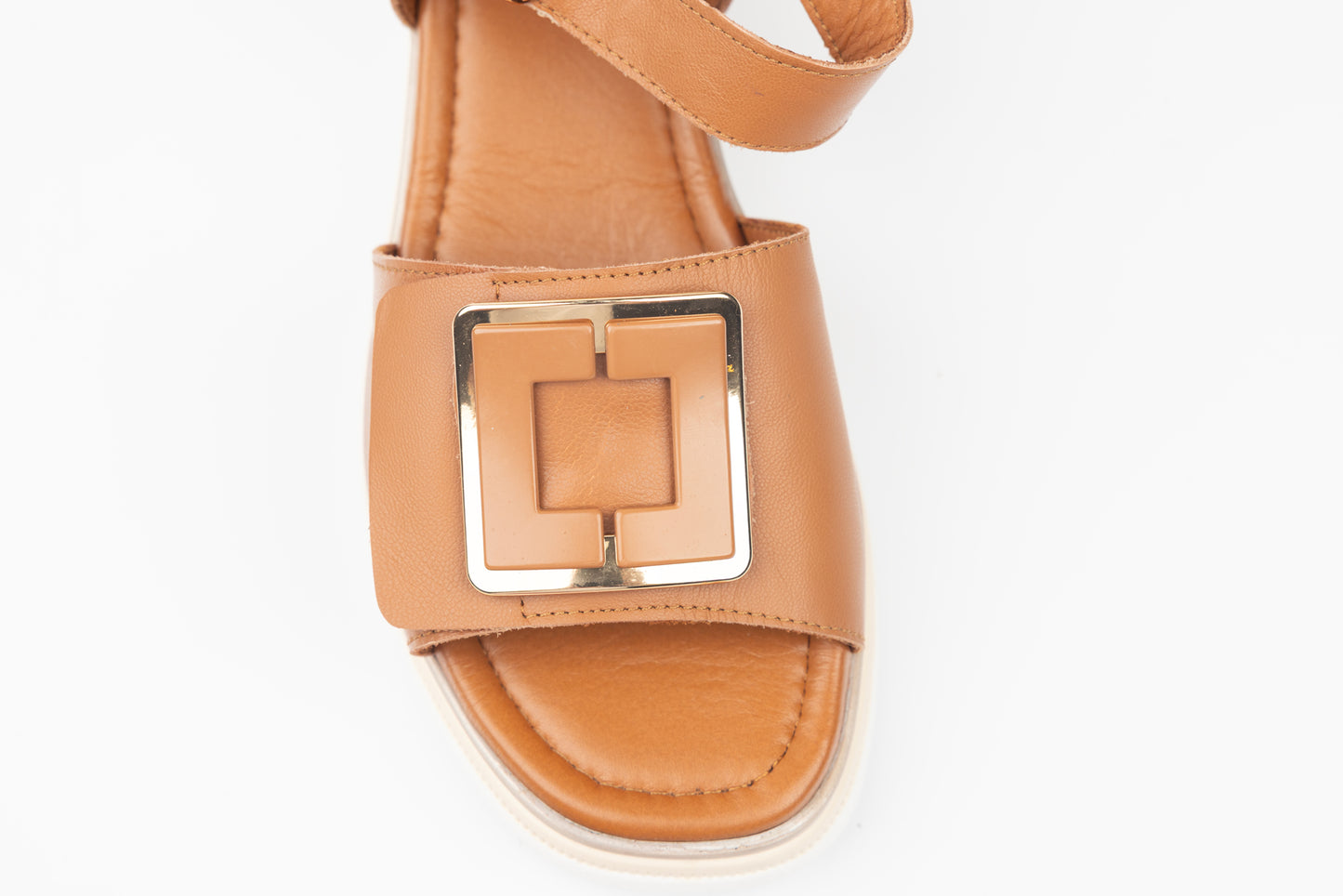 Women's genuine leather sandals ANNA VIOTI 1060 Taba