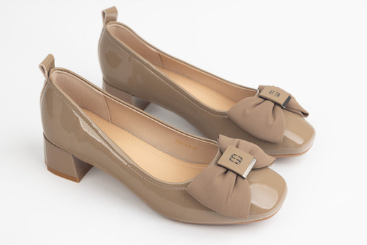 Pantofi dama piele naturală lăcuită FORMAZIONE 2610-3 Apricot lac