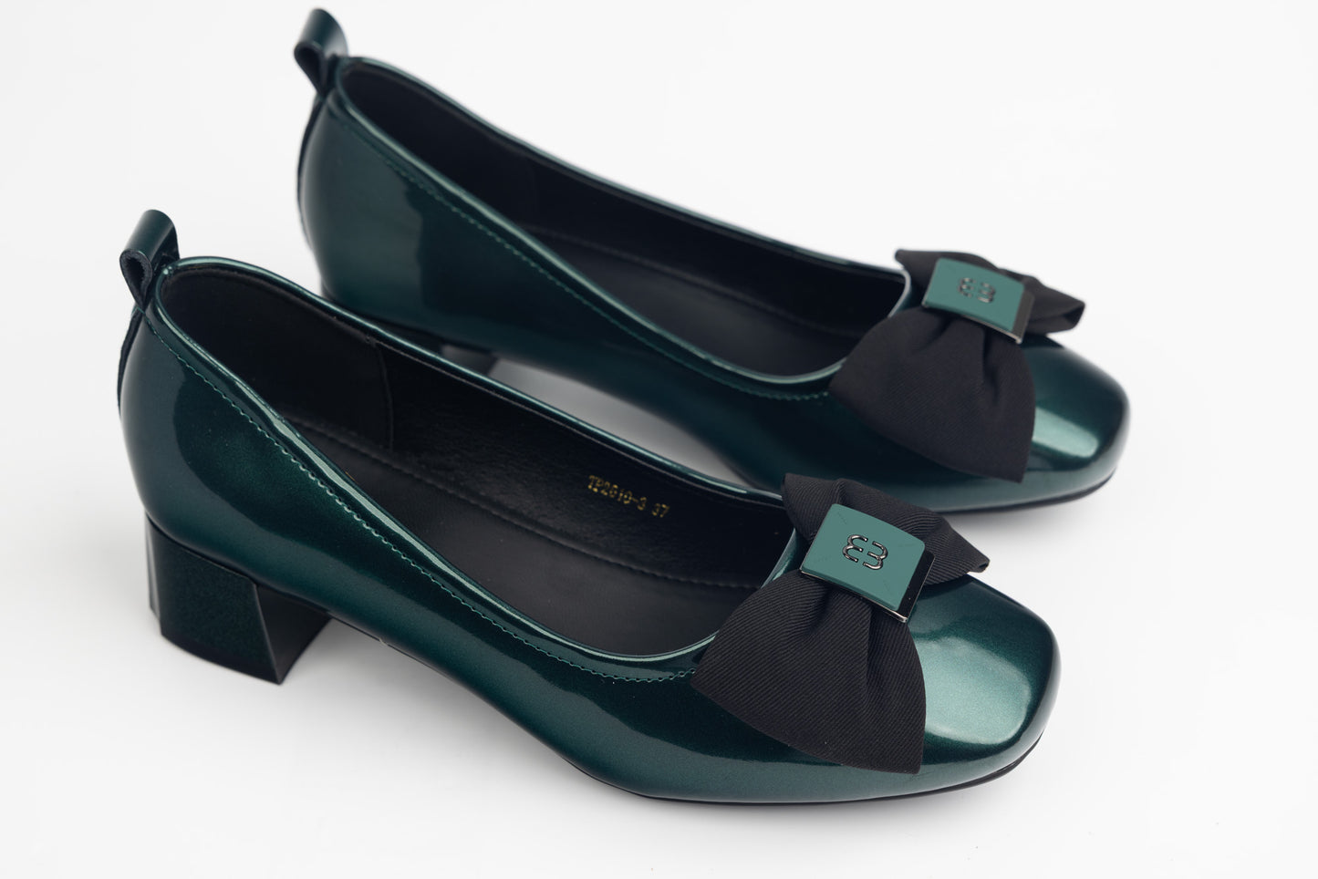 Pantofi dama piele naturală lac FORMAZIONE 2610-3 Verde lac