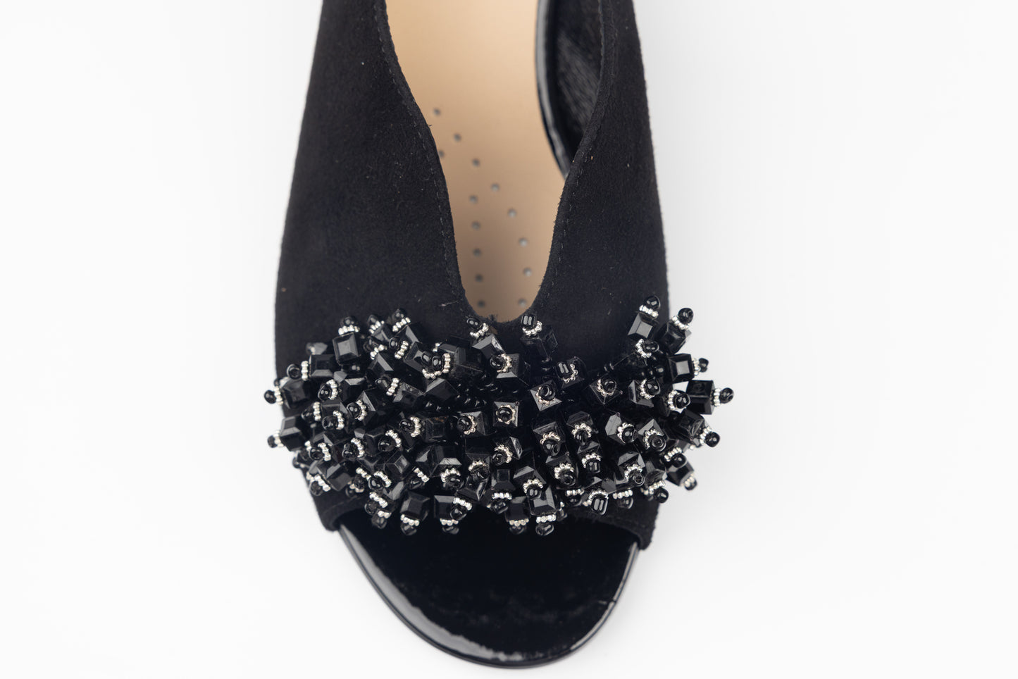 Women's sandals made of genuine suede leather SALA 20824 N vel n