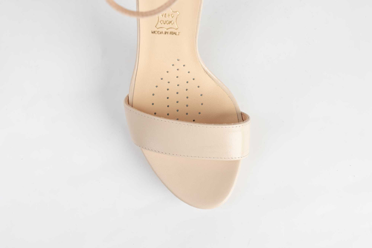 Women's genuine leather sandals SALA 9165 Beige