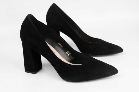 Women's shoes made of genuine suede leather SALA 9933 N vel