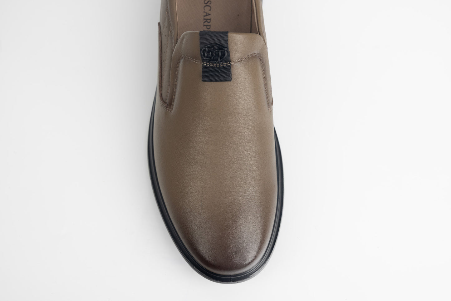 Men's genuine leather shoes JOHAN 202405 Khaki