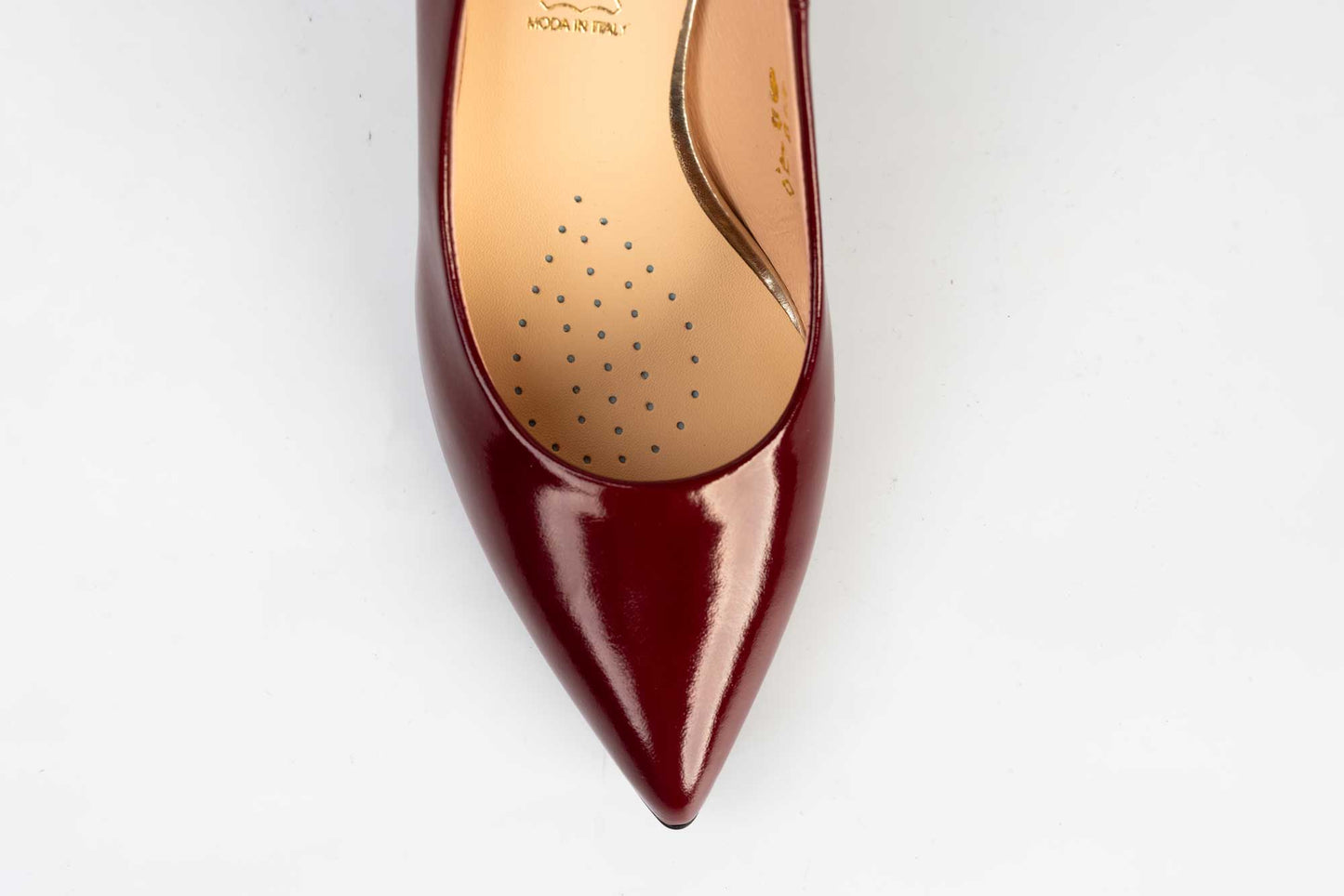 Elegant women's shoes made of genuine leather SALA 7064 Bordeaux