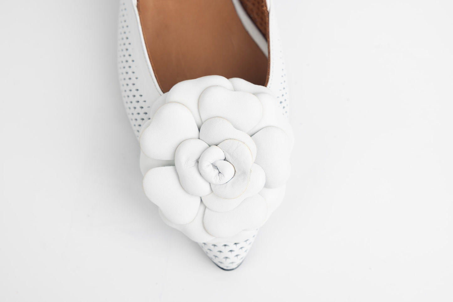 Pantofi dama piele naturală LSD 3770 Alb