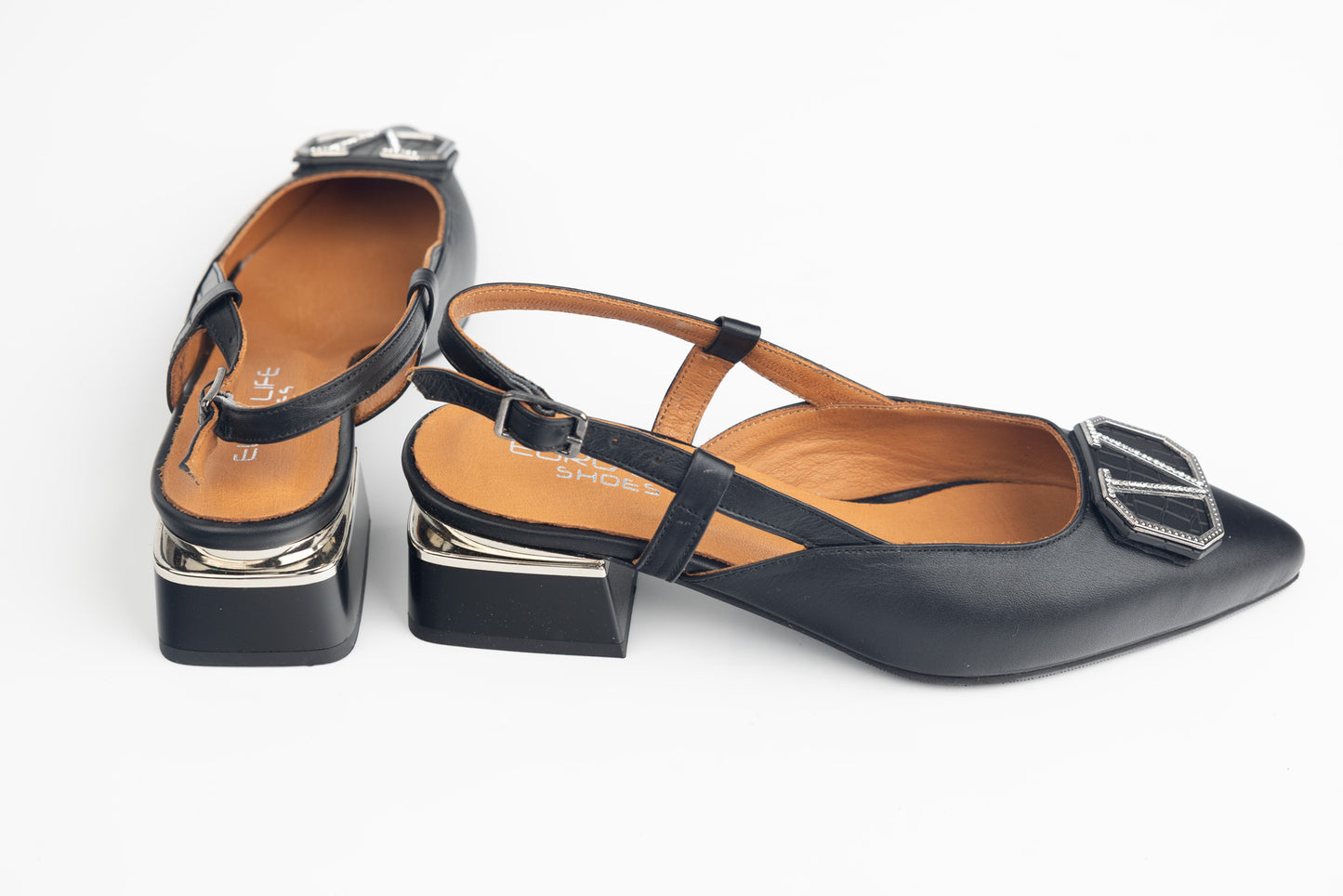 Pantofi dama piele naturală LSD 3771 N box