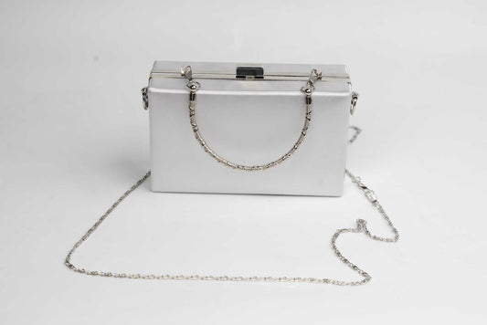 Ladies' envelope 107 Satin grey