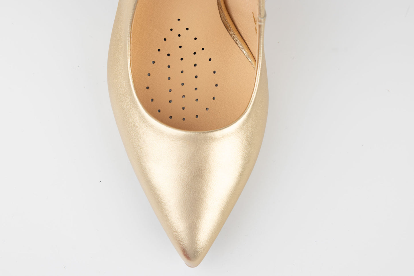 Pantofi dama piele naturală SALA 1082 Auriu