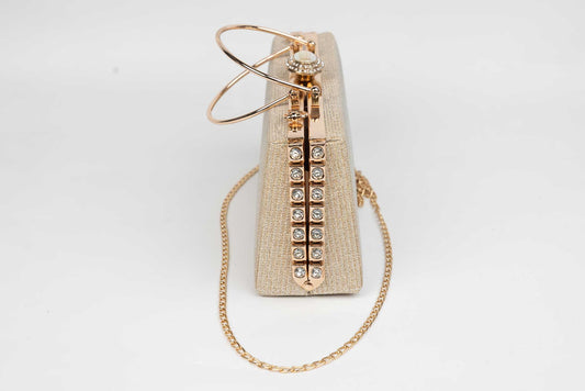 Ladies' envelope 470 Gold stripes