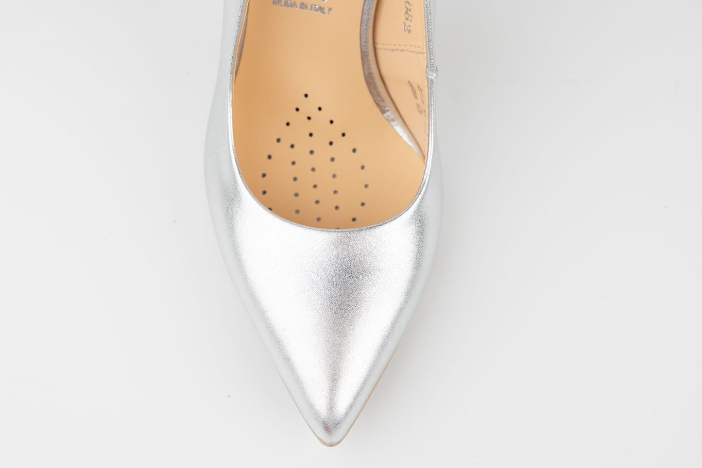 Pantofi dama piele naturală SALA 1082 Argintiu
