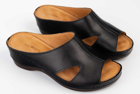 Women's genuine leather clogs LSD 504 N