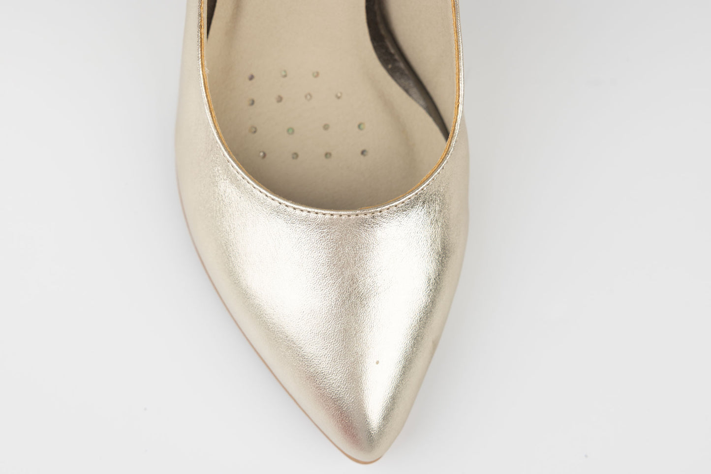 Women's genuine leather shoes ANTONIO 3527-370 Gold