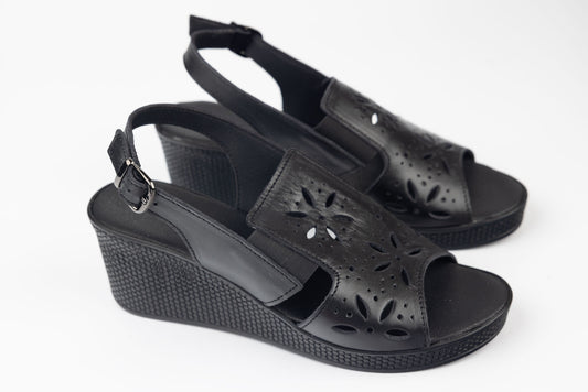 Women's orthopedic genuine leather sandals Rusay ALBY N