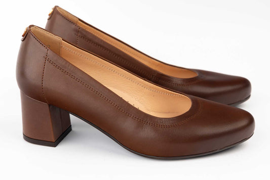 Women's genuine leather shoes PULSO 1162 Brown XXL