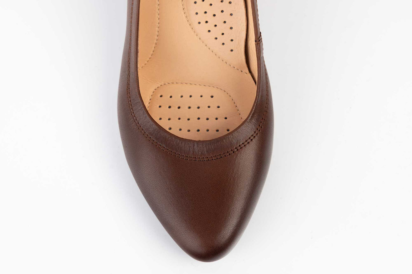 Women's genuine leather shoes PULSO 1162 Brown XXL