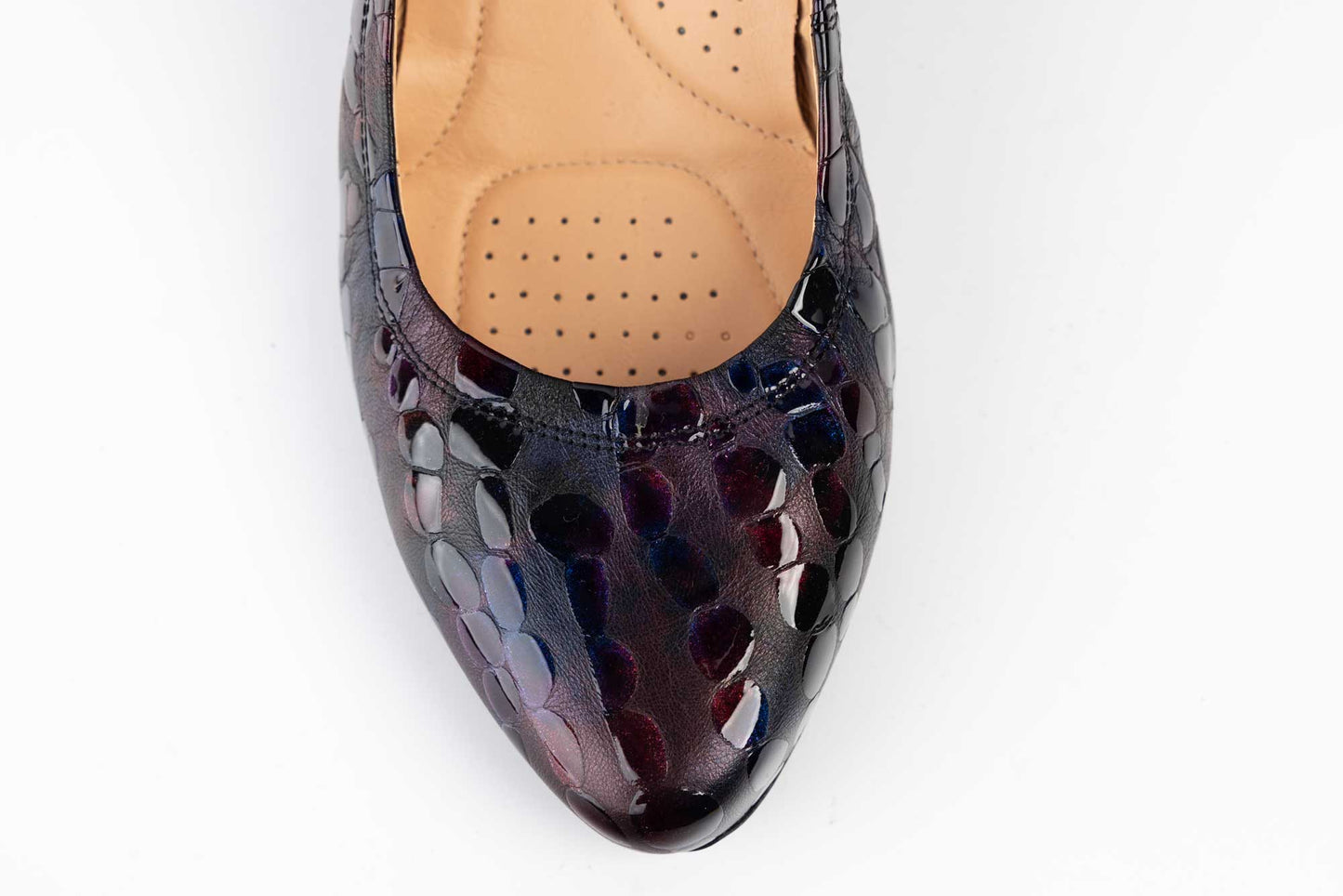 Women's genuine leather shoes PULSO 1162 Purple XXL