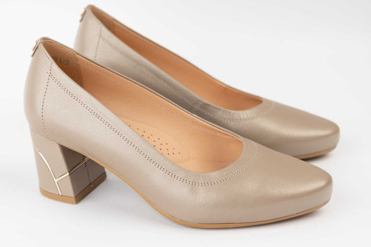 Women's genuine leather shoes PULSO 1267 Box mink