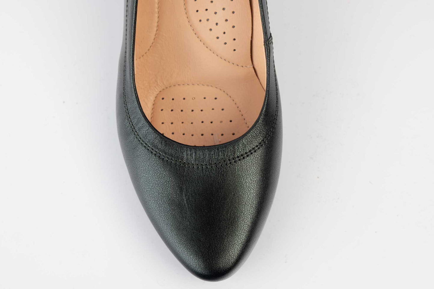 Women's genuine leather shoes PULSO 1324 Green XXL