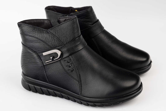 Women's boots, genuine leather, INFINITY 36 N box