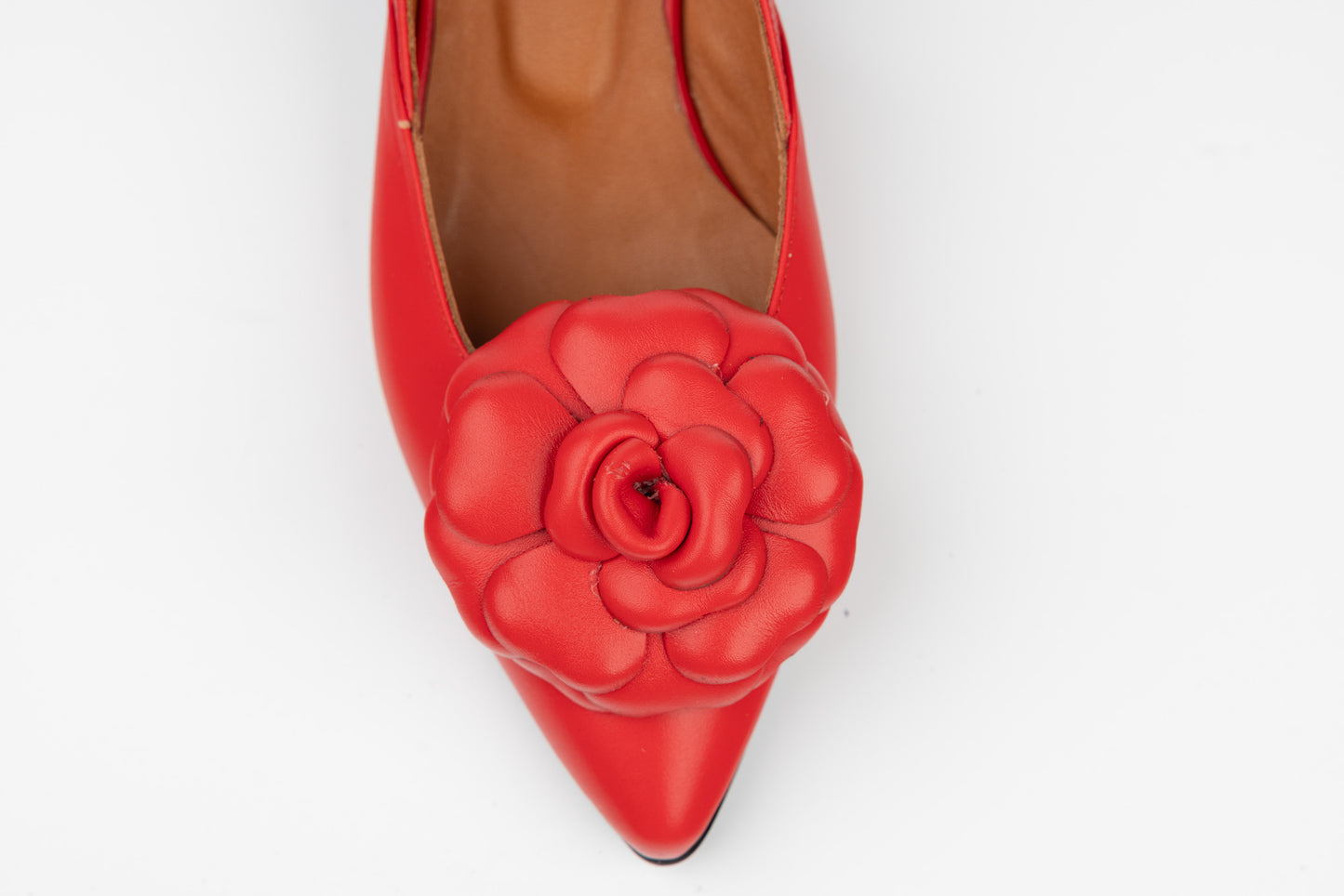 Women's genuine leather shoes LSD 3770 Red