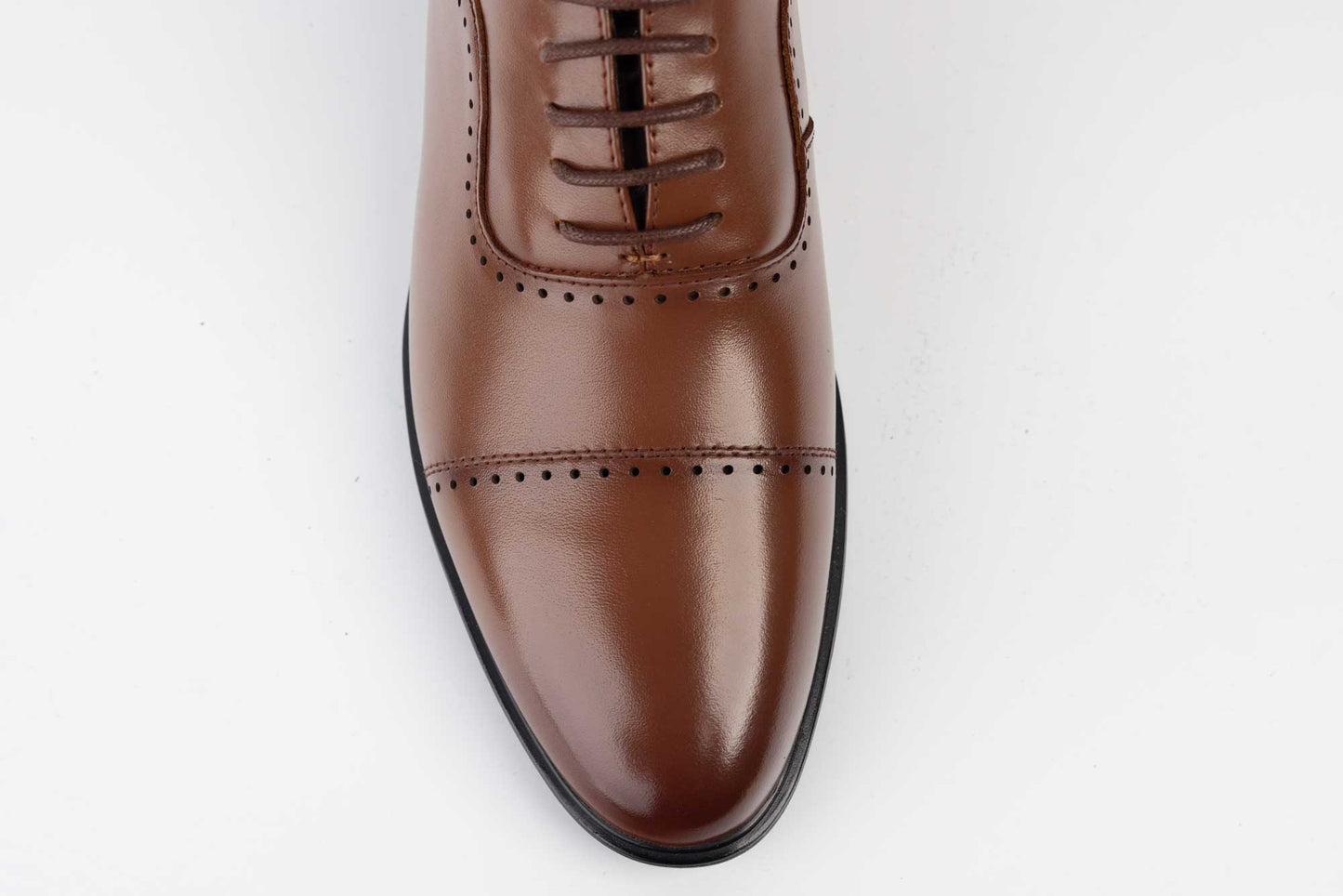Pantofi barbati eleganti piele naturala ELDEMAS 066-023 Maro