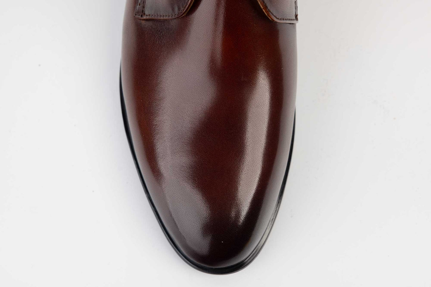 Pantofi barbati eleganti piele naturala ELDEMAS 066-020 Maro lac