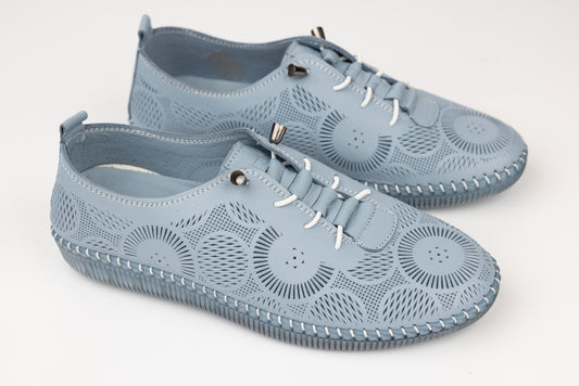 Pantofi dama piele naturală perforata GORETTI 43-01