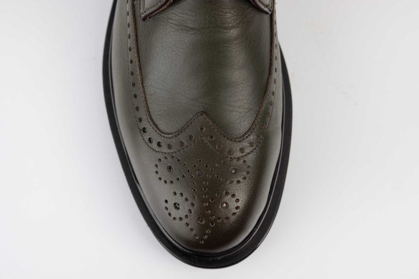 Men's genuine leather shoes DOGATI 09 Green