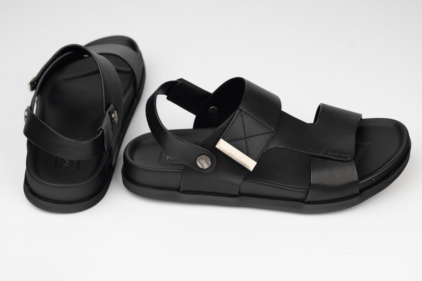 Sandale barbati piele naturala MELS 12125 N