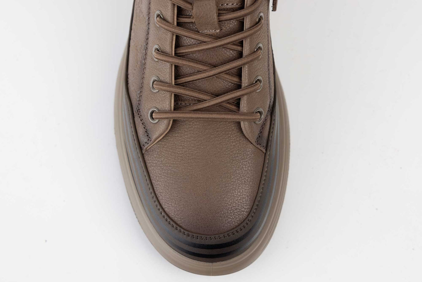 Pantofi casual piele naturală JOHAN SPORT 28603 KHAKI