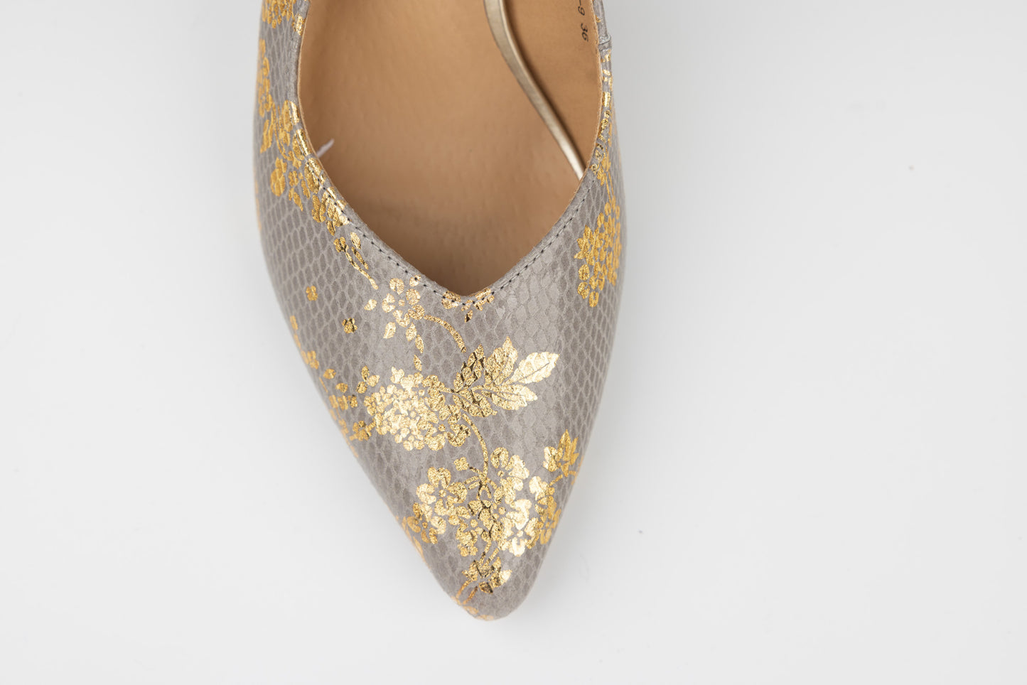 Women's genuine leather shoes BETINA 25 Beige AU